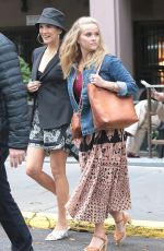 REESE WITHERSPOO and ZOE CHAO on the Set of Your Place or Mine in New York 10/05/2021