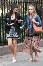 REESE WITHERSPOO and ZOE CHAO on the Set of Your Place or Mine in New York 10/05/2021