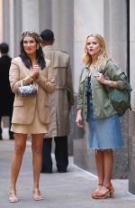 REESE WITHERSPOON and ZOE CHAO on the Set of Your Place or Mine in New York 10/05/2021