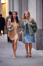 REESE WITHERSPOON and ZOE CHAO on the Set of Your Place or Mine in New York 10/05/2021