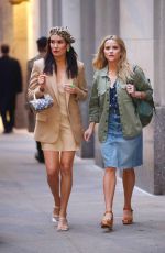 REESE WITHERSPOON and ZOE CHAO on the Set of Your Place or Mine in New York 10/05/2021