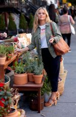 REESE WITHERSPOON on the Set of UNTITLED Show in New York 10/03/2021