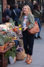 REESE WITHERSPOON on the Set of UNTITLED Show in New York 10/03/2021