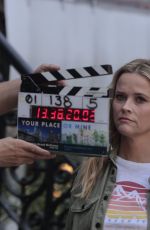 REESE WITHERSPOON on the Set of UNTITLED Show in New York 10/03/2021