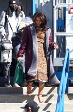 REGINA HALL on the Set of Me Time in Los Angeles 10/26/2021