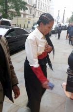 REGINA KING Arrives at Her Hotel in London 10/07/2021