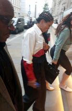 REGINA KING Arrives at Her Hotel in London 10/07/2021