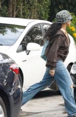RIHANNA Leaves Her Home in Los Angeles 10/07/2021