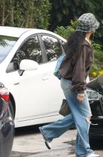 RIHANNA Leaves Her Home in Los Angeles 10/07/2021