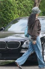 RIHANNA Leaves Her Home in Los Angeles 10/07/2021