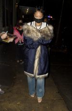 RIHANNA Out for Dinner at Carbone in New York 10/30/2021