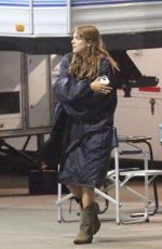 RILEY KEOUGH Leaves Daisy Jones & the Six Set in Los Angeles 10/06/2021