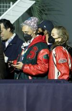 RITA ORA and Taika Waititi Arrives at The Rolling Stones Concert in Los Angeles 10/14/2021
