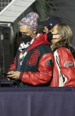 RITA ORA and Taika Waititi Arrives at The Rolling Stones Concert in Los Angeles 10/14/2021
