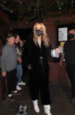 RITA ORA at La Poubelle Bistro in Los Angeles 10/21/2021