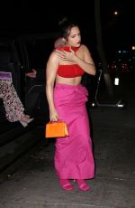 ROSALIA Arrives at Launch of Her MAC Collaboration at Delilah in West Hollywood 10/04/2021