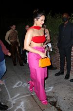 ROSALIA Arrives at Launch of Her MAC Collaboration at Delilah in West Hollywood 10/04/2021
