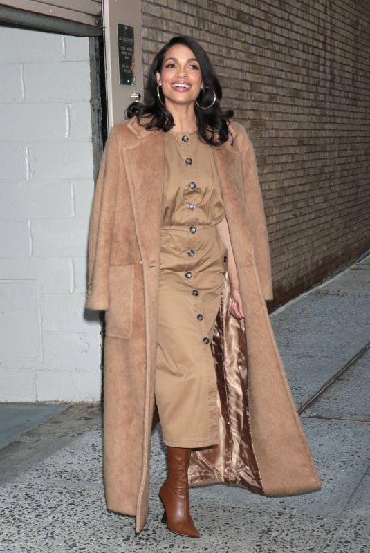 ROSARIO DAWSON Leaves Live with Kelly and Ryan in New York 10/14/2021