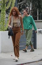 RUMER and TALLULAH WILLIS Out in Los Angeles 10/07/2021