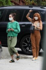 RUMER and TALLULAH WILLIS Out in Los Angeles 10/07/2021
