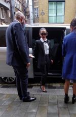 RUTH NEGGA Arrives at Ham Yard Hotel in London 10/10/2021