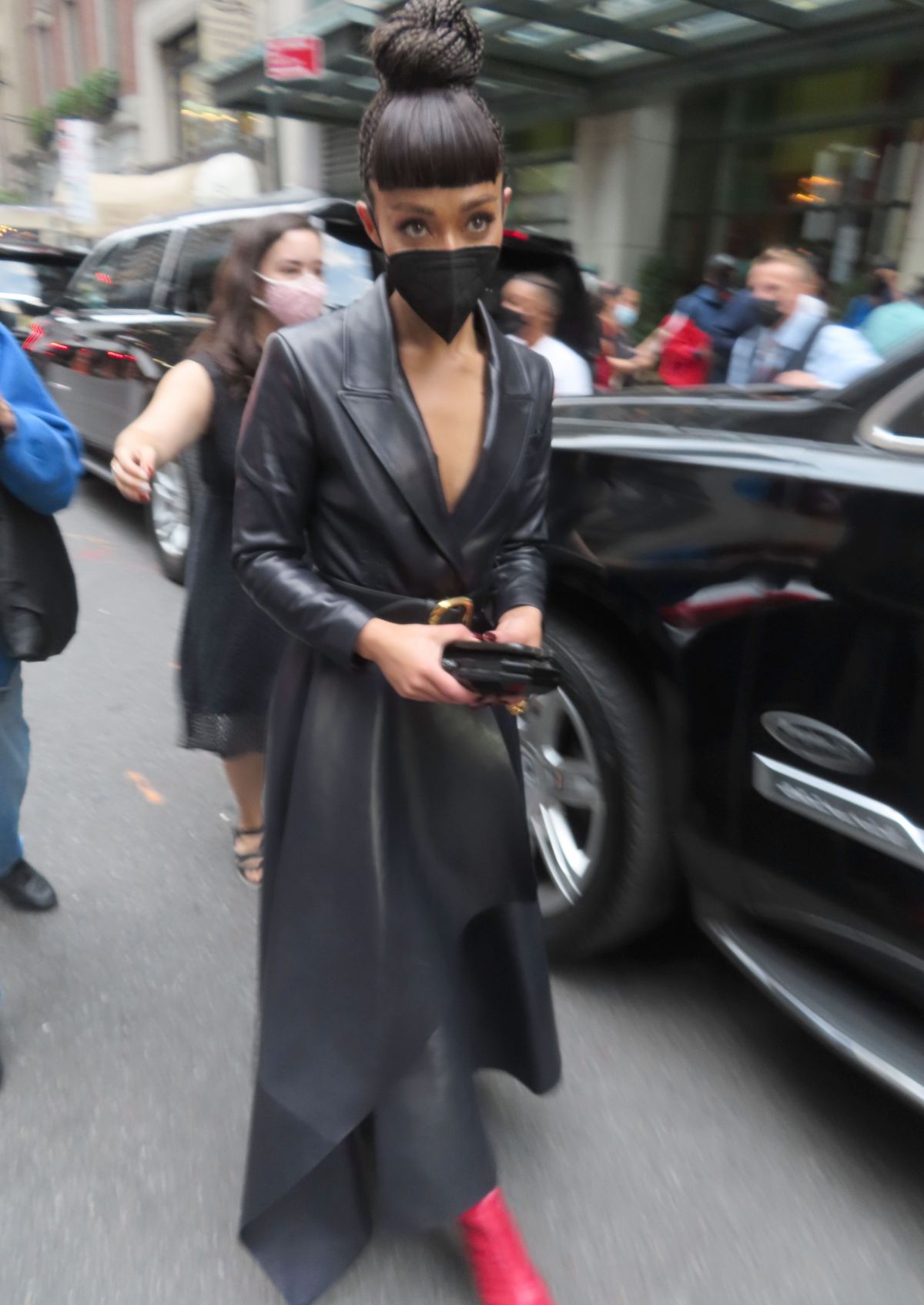 RUTH NEGGA Heading to Passing Premiere in New York 10/03/2021 – HawtCelebs