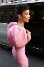 RUTH NEGGA Leaves Her Hotel in London 10/10/2021
