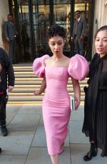 RUTH NEGGA Leaves Her Hotel in London 10/10/2021