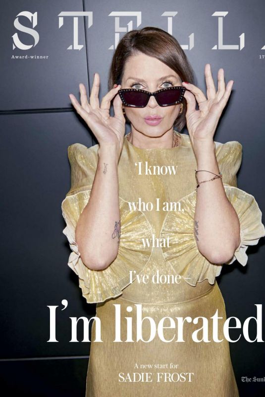 SADIE FROST in Stella Magazine, October 2021