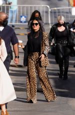 SALMA HAYEK Arrives at Jimmy Kimmel Live in Hollywood 10/14/2021