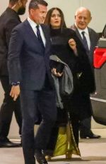 SALMA HAYEK Leaves Eternals Premiere Afterparty in Hollywood 10/18/2021