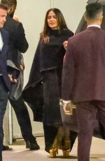 SALMA HAYEK Leaves Eternals Premiere Afterparty in Hollywood 10/18/2021