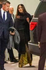 SALMA HAYEK Leaves Eternals Premiere Afterparty in Hollywood 10/18/2021