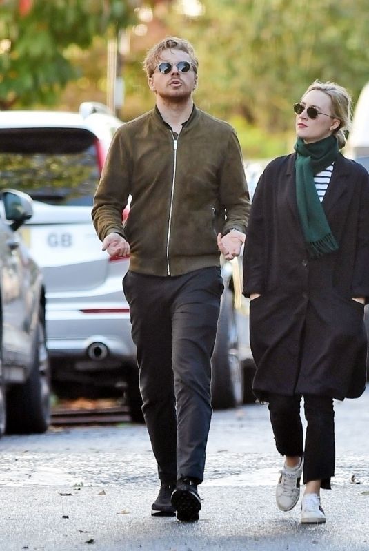 SAOIRSE RONAN and Jack Lowden Out in London 10/03/2021