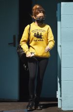 SARAH HYLAND Out and About in Los Angeles 10/04/2021