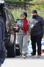 SAWEETIE Arrives at We Can Survive Concert in Hollywood 10/23/2021
