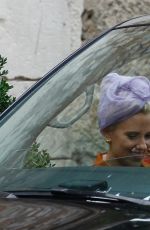 SCARLETT JOHANSSON on the Set of Asteroid City in Madrid 10/10/2021