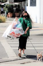 SCOUT WILLIS Shopping at Art Supply Store with Her Dog in Los Angeles 10/27/2021