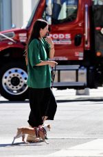SCOUT WILLIS Shopping at Art Supply Store with Her Dog in Los Angeles 10/27/2021
