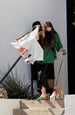 SCOUT WILLIS Shopping at Art Supply Store with Her Dog in Los Angeles 10/27/2021