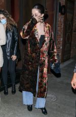 SELENA GOMEZ Out for Dinner at TAO in Hollywood 10/09/2021 
