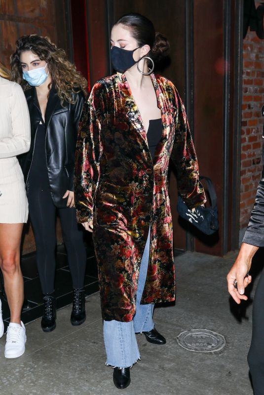 SELENA GOMEZ Out for Dinner at TAO in Hollywood 10/09/2021