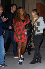 SERENA WILLIAMS and CAROLINE WOZNIACKI at Zero Bond in New York 10/21/2021