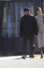 SHANINA SHAIK and Matthew Adesuyan Out for Lunch at Crossroads in West Hollywood 10/12/2021