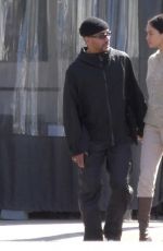 SHANINA SHAIK and Matthew Adesuyan Out for Lunch at Crossroads in West Hollywood 10/12/2021