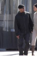 SHANINA SHAIK and Matthew Adesuyan Out for Lunch at Crossroads in West Hollywood 10/12/2021