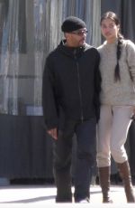 SHANINA SHAIK and Matthew Adesuyan Out for Lunch at Crossroads in West Hollywood 10/12/2021