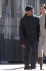 SHANINA SHAIK and Matthew Adesuyan Out for Lunch at Crossroads in West Hollywood 10/12/2021