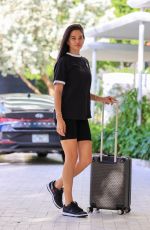 SHANINA SHAIK Arrives at Michael Kors X 007 Event in Miami 10/27/2021