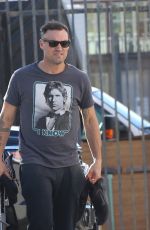 SHARNA BURGESS and Brian Austin Green at a Dance Studio in Los Angeles 10/08/2021